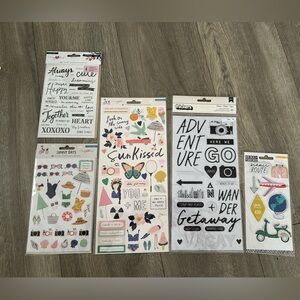 Crate paper/maggie holmes scrapbooking stickers